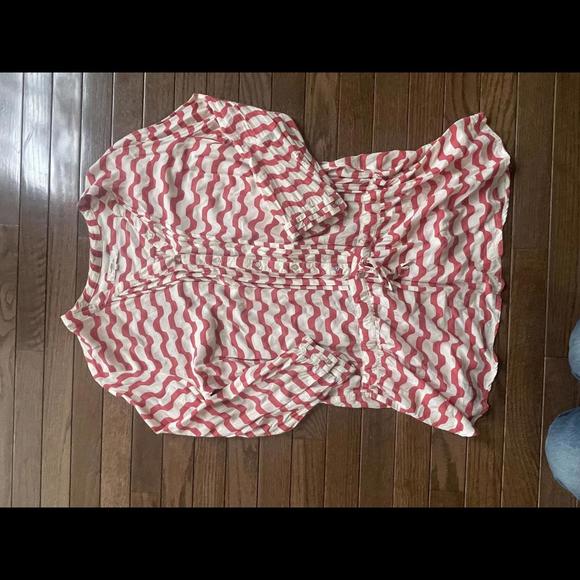 Anthropologie  striped drawstring tunic medium - Picture 4 of 4